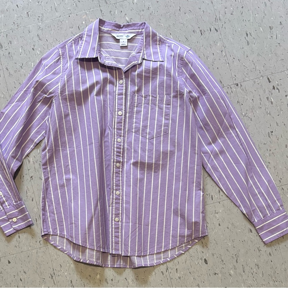 Purple Striped Women’s Shirt